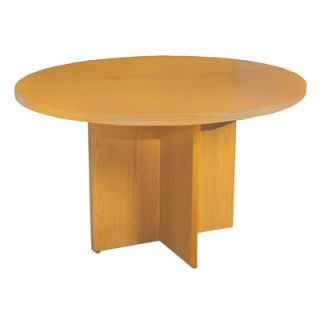 Mayline Luminary Conference Table RT Finish Maple, Size 29 H x 42 W x 42 D