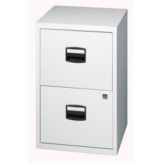 Bisley Bisley 2 Drawer Home Filing Cabinet FILE2 Finish Light Gray