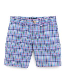 Preston Plaid Shorts, Blue, Sizes 2 7   Ralph Lauren Childrenswear