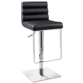 Chintaly Adjustable Swivel Bar Stool 0830 AS BLK Color Black