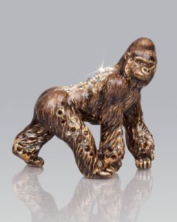 Howard Gorilla Mini Figurine   Jay Strongwater