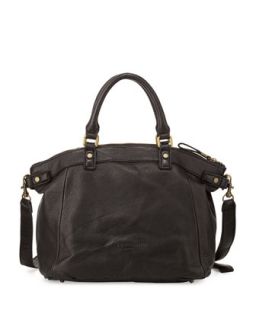 Ginny Leather Satchel Bag, Black   Liebeskind