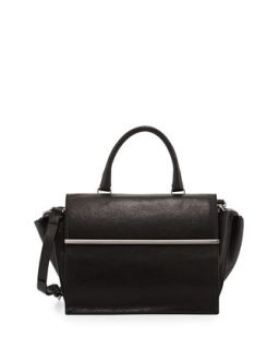 Parigi Mini Flap Satchel Bag, Black   CoSTUME NATIONAL