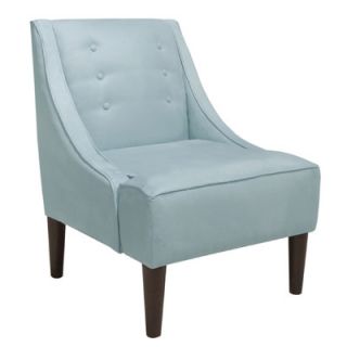 Skyline Furniture Swoop Arm Chair 77 1 Color Velvet Pool