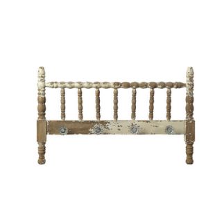 Creative Co Op The Painted Porch Wood Spindle Bed Headboard with Knobs DA0744