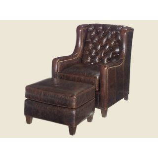 Lexington Gibson Leather Chair and Ottoman 01 7516 11 01