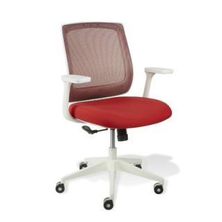 Jesper Office Mesh Ergonomic Office Chair with Arms X538 Color Red