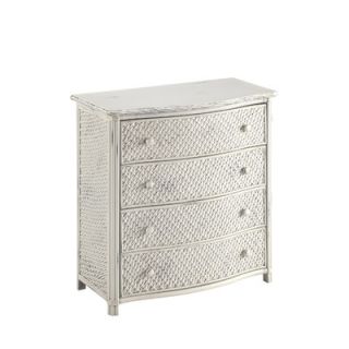 Home Styles Marco Island 4 Drawer Chest 5544 41 Finish White
