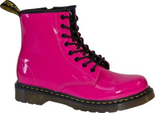Dr. Martens Delaney Lace Boot   Hot Pink Patent Lamper