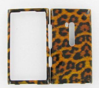 Nokia 900 (Lumia) Leopard Protective Case Cell Phones & Accessories