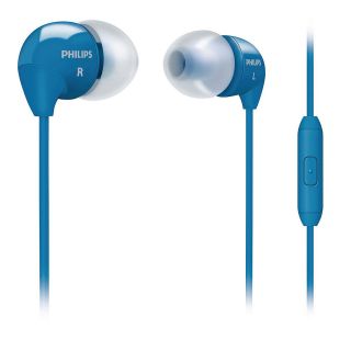 Philips SHE3595BL/28 Earphones with Dynamic Bass and Mic   Blue      Electronics