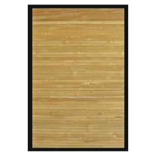 Solid Bamboo Area Rug   Natural (8x10)