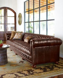 Executive Sofa, 93W   Old Hickory Tannery
