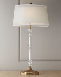 Sophisticated Crystal Lamp   John Richard Collection
