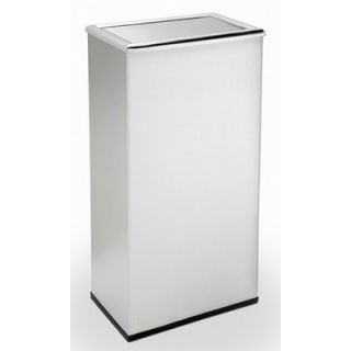 Commercial Zone Precision Series Rectangular Trash Can with Swivel Lid 780829