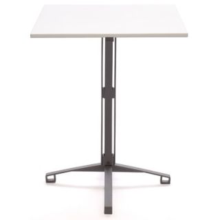nine6 Bistro Dining Table BT 01 ST Color Pure White / Storm Grey