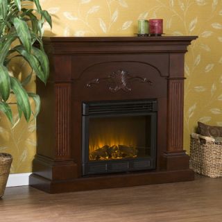 Wildon Home ® Lincoln Harvest Electric Fireplace CSN729E Finish Mahogany