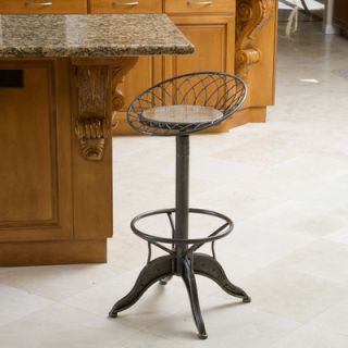 Home Loft Concept Alonso Weathered Wood Barstool W7349129