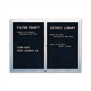 Marsh Wall Mounted Deluxe Enclosed Directory Boards   Aluminum ED 300 400 Ser