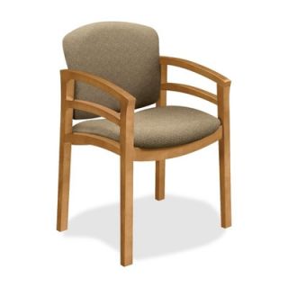 HON Invitation Guest Chair 2112 Finish Harvest, Color Oatmeal