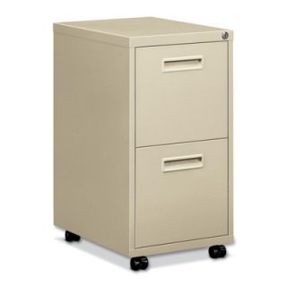 Basyx Embark Series 2 Drawer Mobile File Pedestal File BSX1624ML FInish Putty