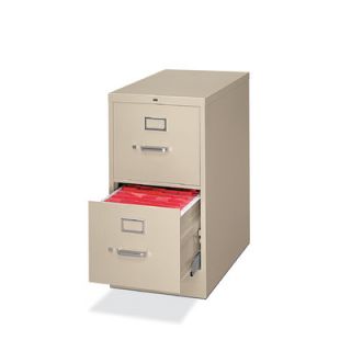 HON H320 Series 2 Drawer Letter  File H322 Finish Putty
