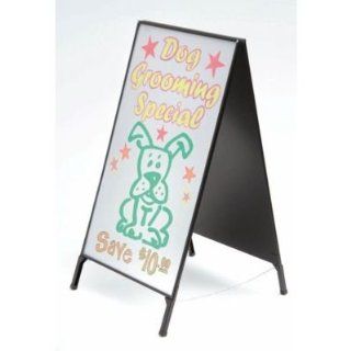 2 Sided Dry Erase Message Board Sidewalk Sign  Open Faced Message Boards 