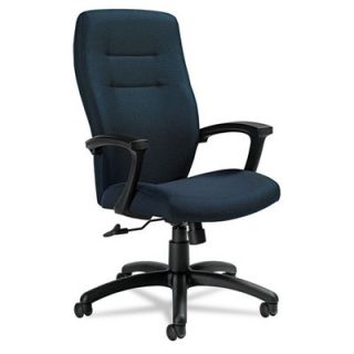 Global High Back Tilter Chair with Arms GLB50904BKS1 Color Sapphire