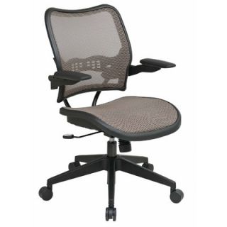 Office Star Air Grid Back and Mesh Seat Space Seating Latte Deluxe Office Cha
