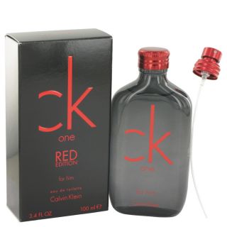 Ck One Red for Men by Calvin Klein EDT Spray (Tester) 3.4 oz
