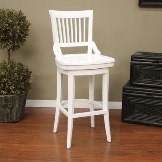 American Heritage Liberty 30 Swivel Bar Stool 130755 Finish Antique White