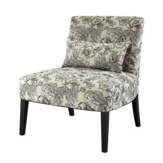 Powell Lila Floral Fabric Slipper Chair 528 630