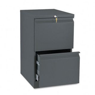 HON Mobile 2 Drawer Efficiencies Pedestal File HON33820RL Finish Charcoal