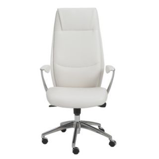 Eurostyle Crosby High Back Leatherette Office Chair with Arms 00472GRY / 0047