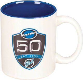 Park Tool 50th Anniversary Coffee Mug White/ Blue  Sports Outdoors  Sports & Outdoors