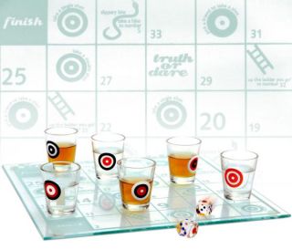 Snakes and Ladders Shot Glass Set      Gifts