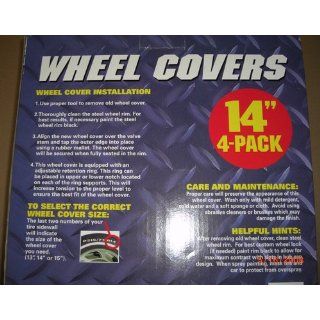 Drive Accessories KT 895 14S/L, Honda Civic, 14" Silver Lacquer Replica Wheel Cover, (Set of 4) Automotive
