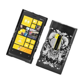 Eagle Cell PINK920G2D101 Stylish Hard Snap On Protective Case for Nokia Lumia 920   Retail Packaging   Skull with Angel Cell Phones & Accessories