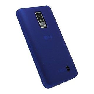 Lg Vs920 Spectrum Rubberized Snap on Cover, Blue Cell Phones & Accessories