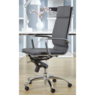 Eurostyle Gunar Pro High Back Leatherette Office Chair with Arms 01264 Color