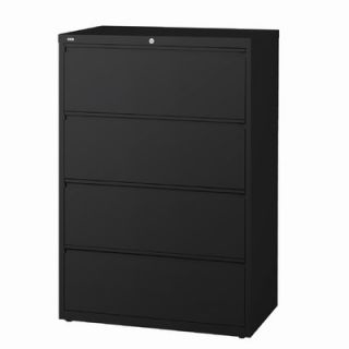 CommClad 4 Drawer  File Cabinet 14976 / 14977 / 14978 Finish Black