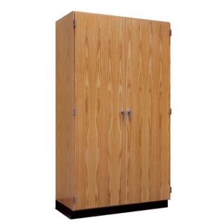 Diversified Woodcrafts Hinged 48 Storage Case with Oak Doors 353 4822