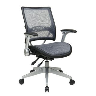 Office Star Professional Air Grid Back Managers Chair with Flip Arms 67 66N69R5