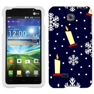 LG Escape Candles and Snowflakes Pattern Phone Case Cover Cell Phones & Accessories