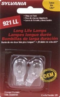 Sylvania 921 LL Long Life Miniature Lamp, (Pack of 2) Automotive