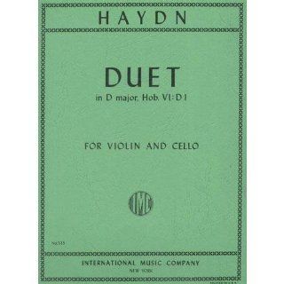 Haydn, Franz Joseph   Duet in D Major, Hob VID1   Violin and Cello   International Edition Musical Instruments