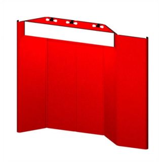 Exhibitors Hand Book Hero H12 Full Height Exhibit Panel with Curved Edges an