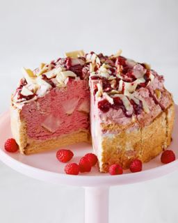 Raspberry Eruption Cheesecake