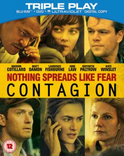 Contagion   Triple Play (Blu Ray, DVD and Digital Copy)      Blu ray