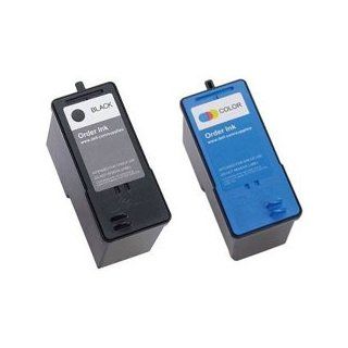 2 Pack DELL M4640 Black and M4646 Color 4640 4646 Ink Cartridges for 922 924 942 944 962 964 Printers Electronics